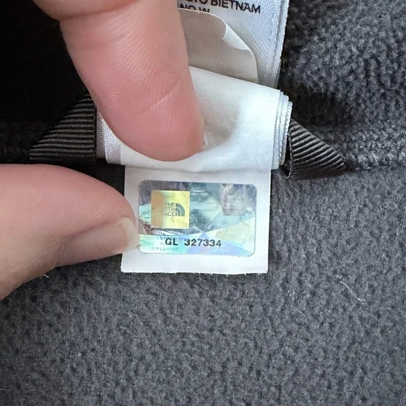 The North Face Kids Gray Yellow Quarter Zip-Up Fleece Boy’s XL 18/20 - Picture 10 of 10